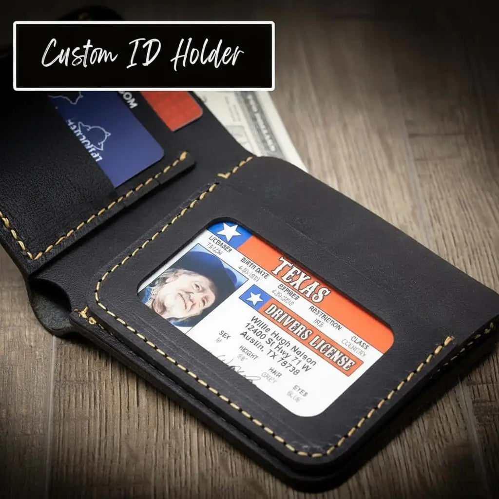 Western Bifold Wallet -  Black