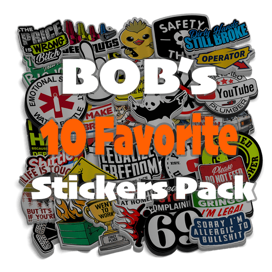 Free Sticker Pack - Bob’s New 10 favorite stickers