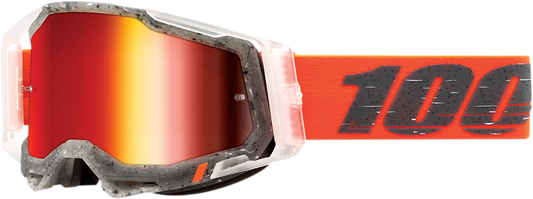 100% Racecraft 2 Goggles - Schrute - Red Mirror 50010-00014