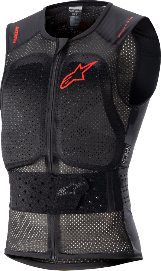 ALPINESTARS Nucleon Flex Pro Protection Vest - Black/Red - Large 6508123-009-L