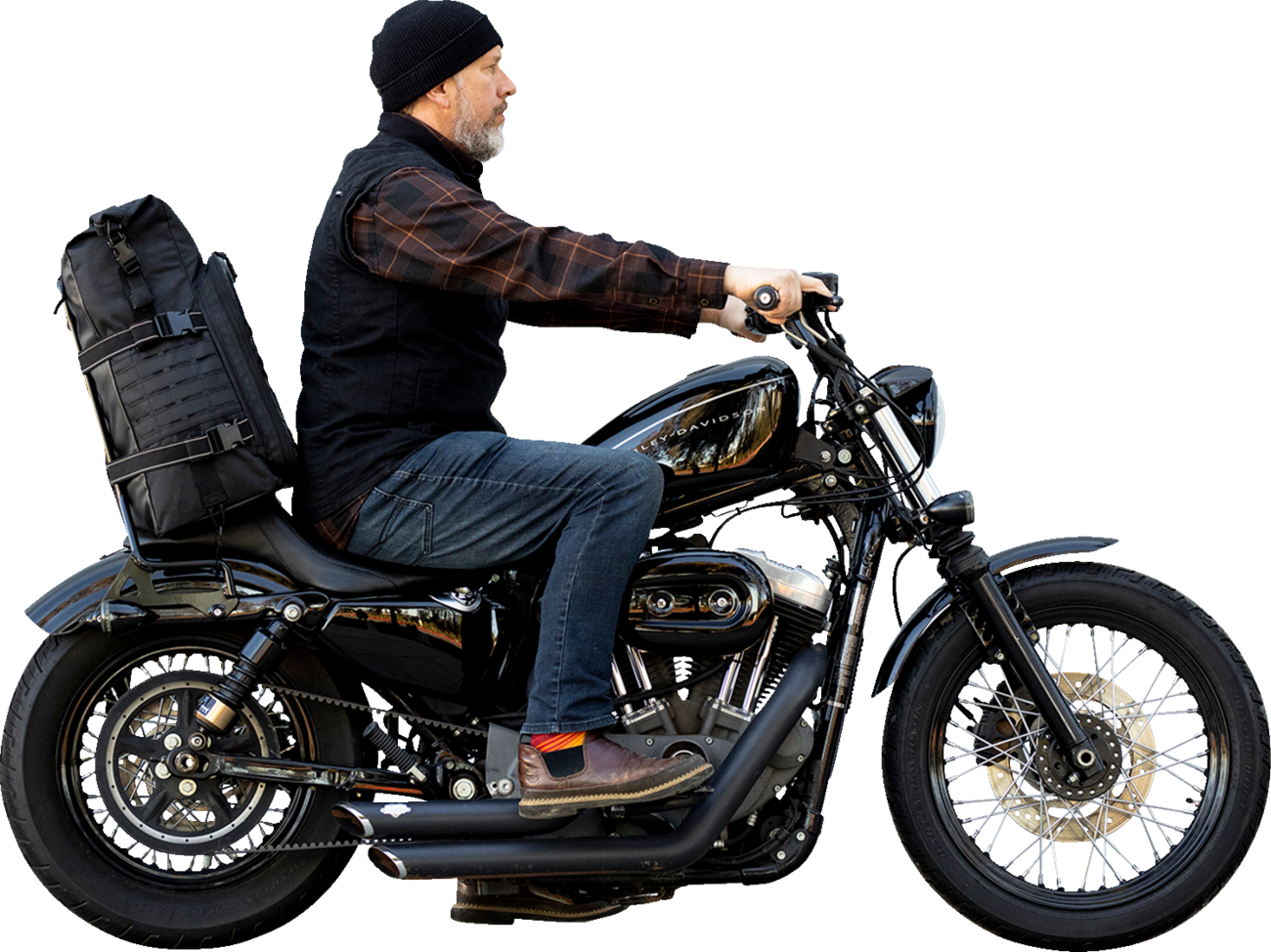 BILTWELL EXFIL-80 Motorcycle Bag - Gen 2 - Black 3014-01