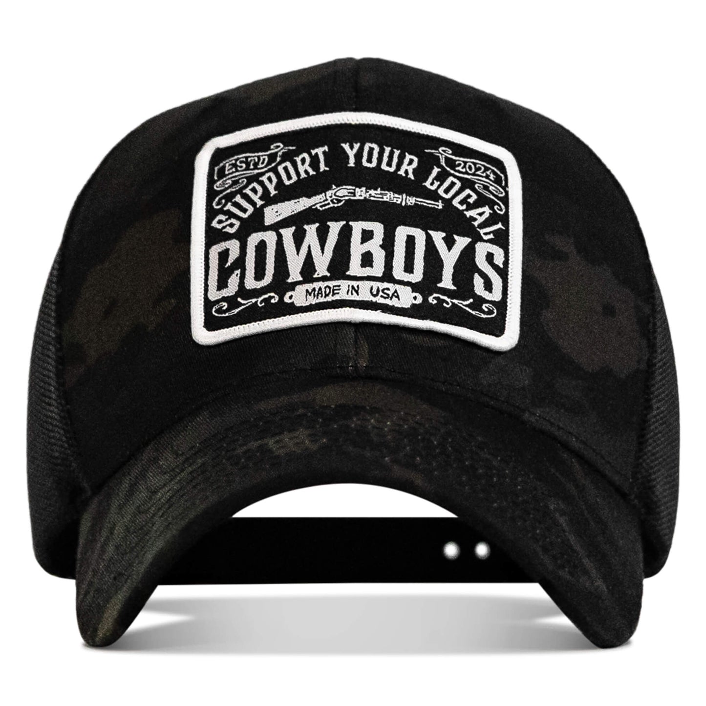Support Your Local Cowboys Patch Snapback Hat