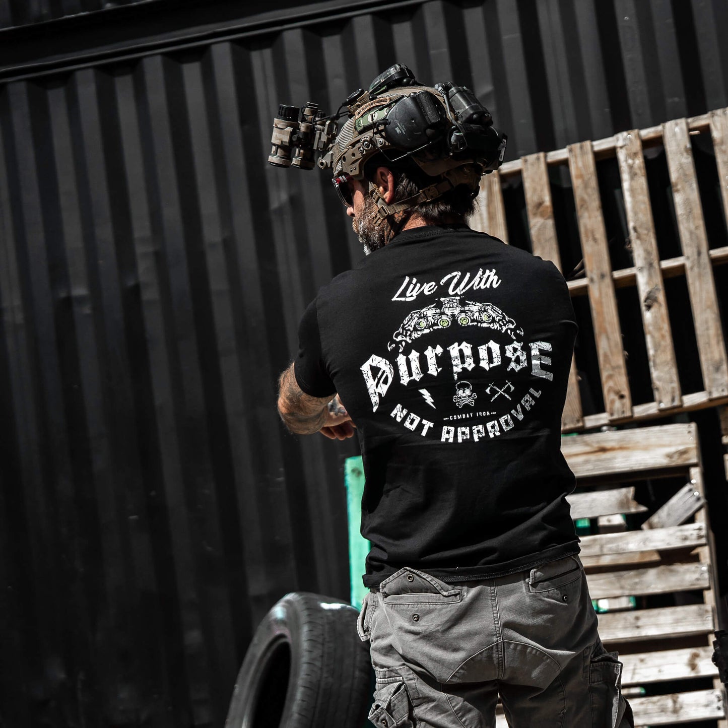 Live With Purpose. Not Approval Men's T-Shirt