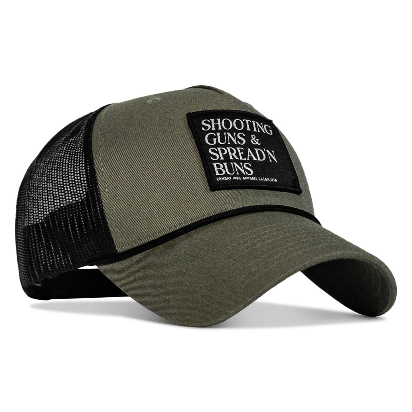 Shooting Guns & Spread'n Buns Patch Rope Snapback Hat