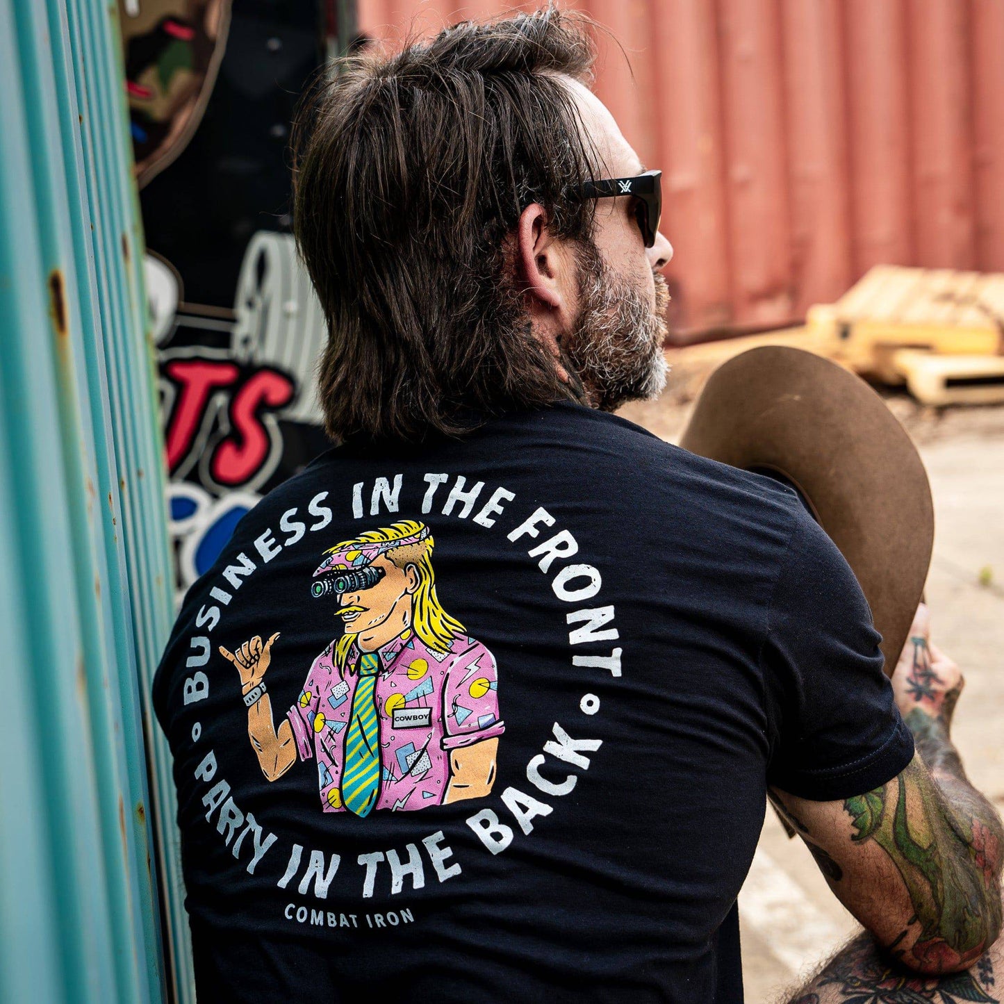 Business In The Front. Party In The Back. Party Men's T-Shirt