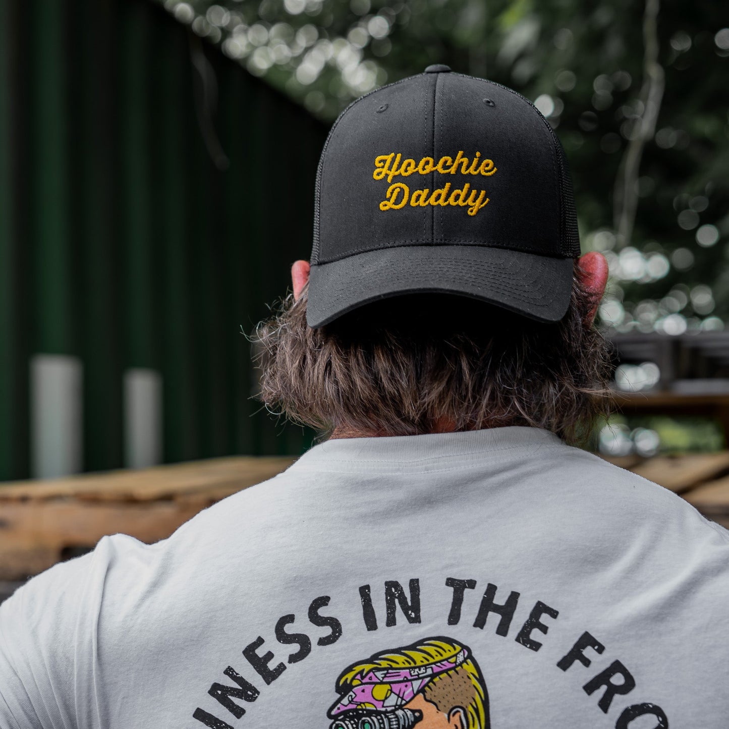 Hoochie Daddy Script Snapback Hat