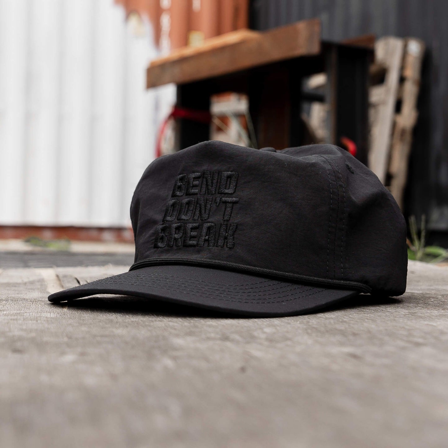 Bend Don't Break Subdued Crushable Rope SnapBack