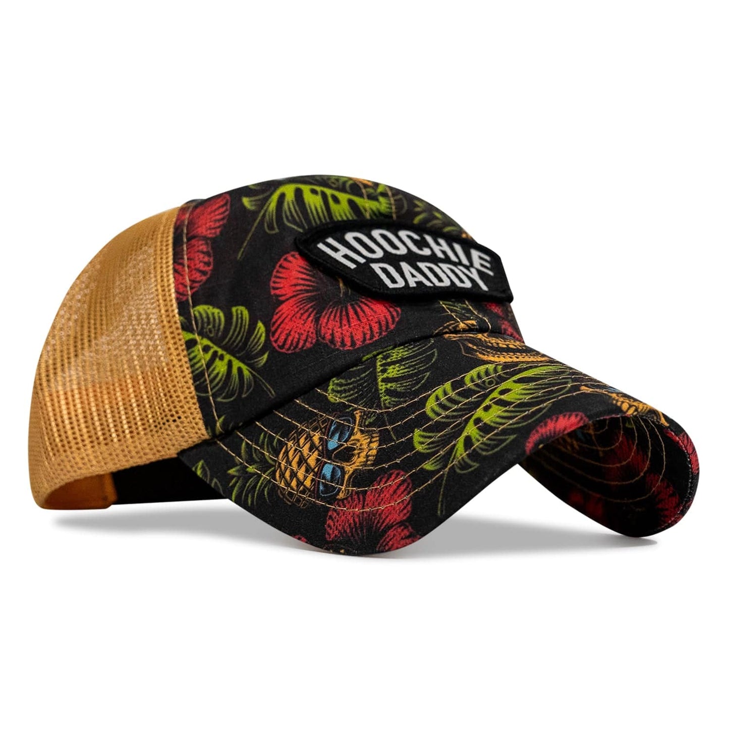 Hoochie Daddy Arched Patch Tactical Ripstop Mesh Snapback Hat