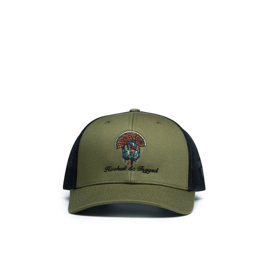 Full Strut Embroidered Hat