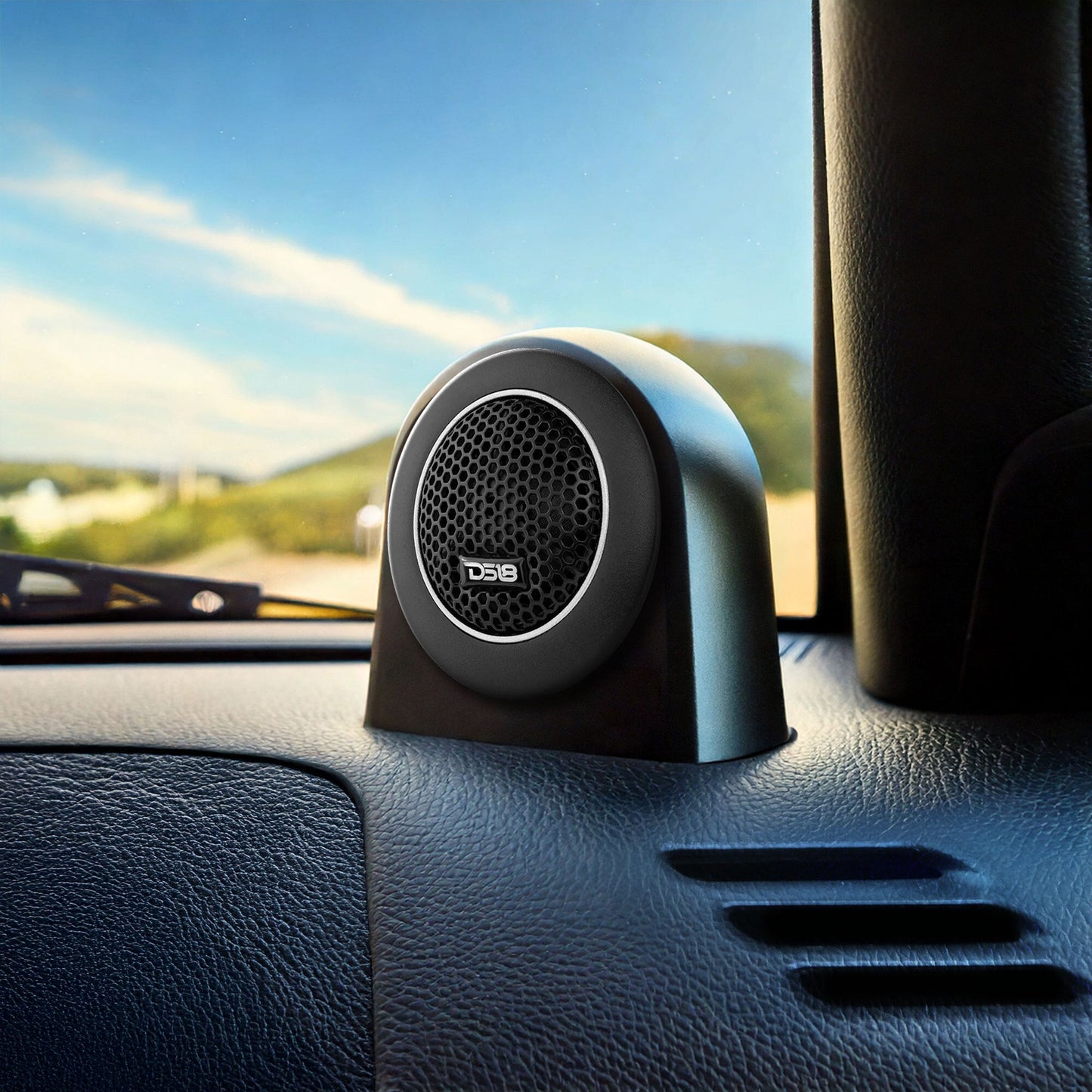 1.92" Dome Neodymium Tweeter with Aluminum Body 60 Watts 1" Silk 4-Ohm Vc