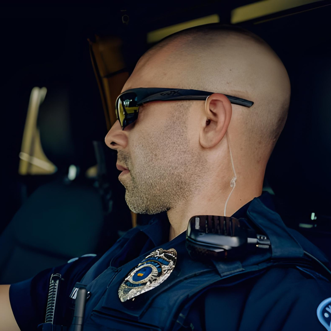 Invisible Series Tubeless Covert/Tactical Radio Dual Earpiece Ambidextrous- 3.5mm, Connects to Speaker Mic for Motorola, Kenwood, Icom, Relm, & More