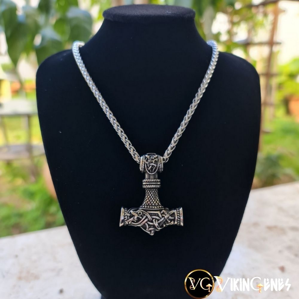 Thor's Hammer Mjolnir Handmade Necklace