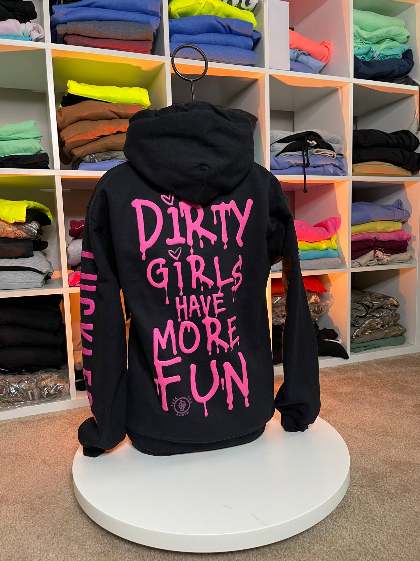 Dirty Girls Have More Fun | Hoodie Pink