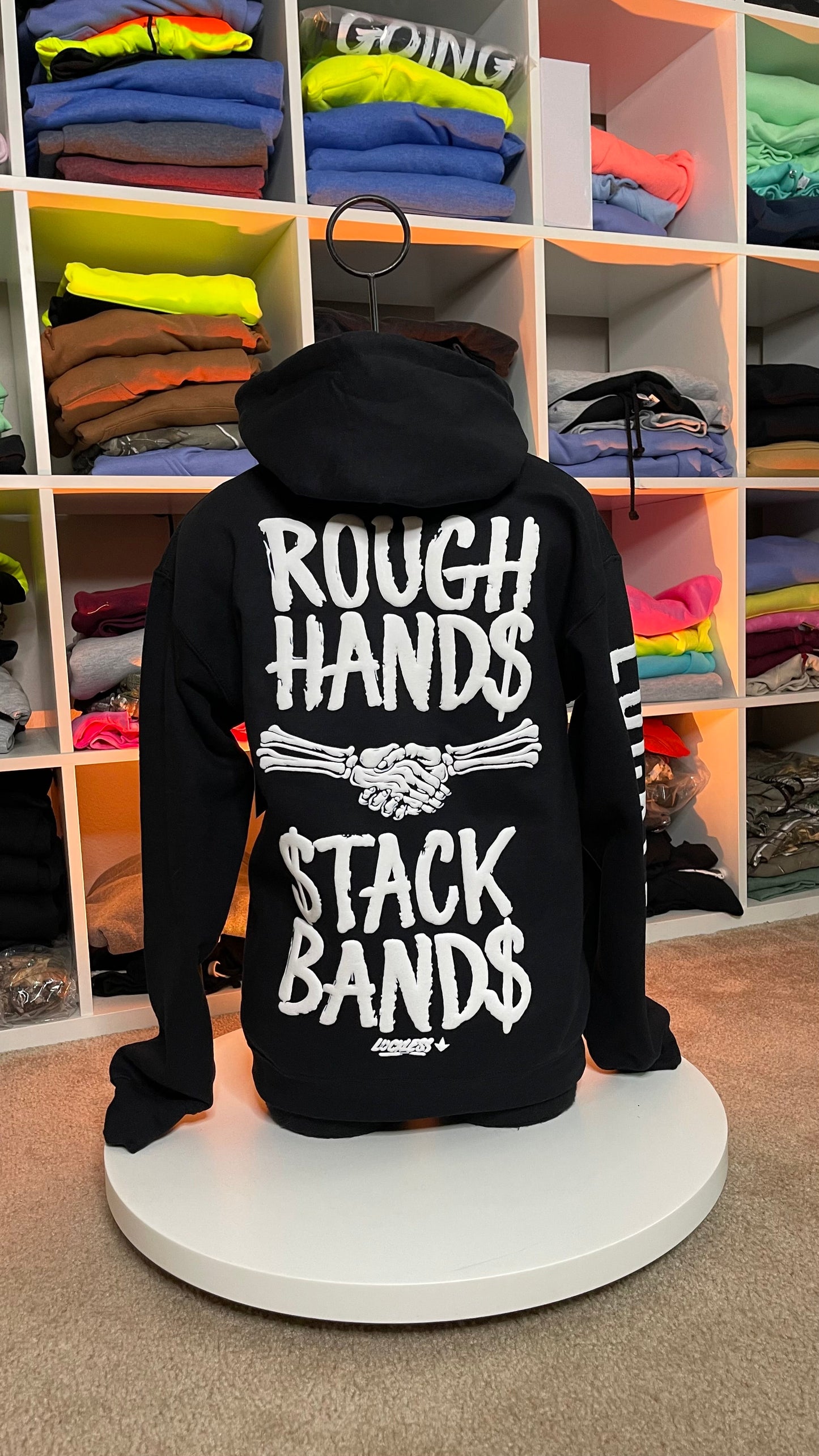 Rough Hands Stack Bands (Tee, Hoodie, Long Sleeve)