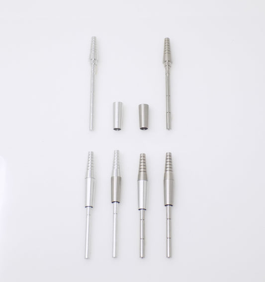 Adjustable Direct Bond Broadhead Adapter/Universal Footer Set, Arrow I.D. .165/.245