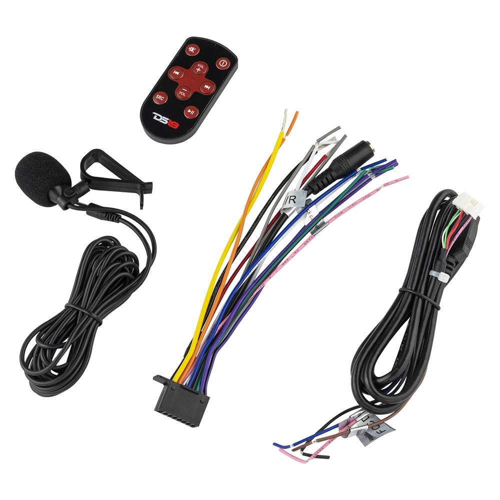 6.9" Touchscreen Mechless Double-DIN Headunit with Bluetooth, USB and Mirror Link