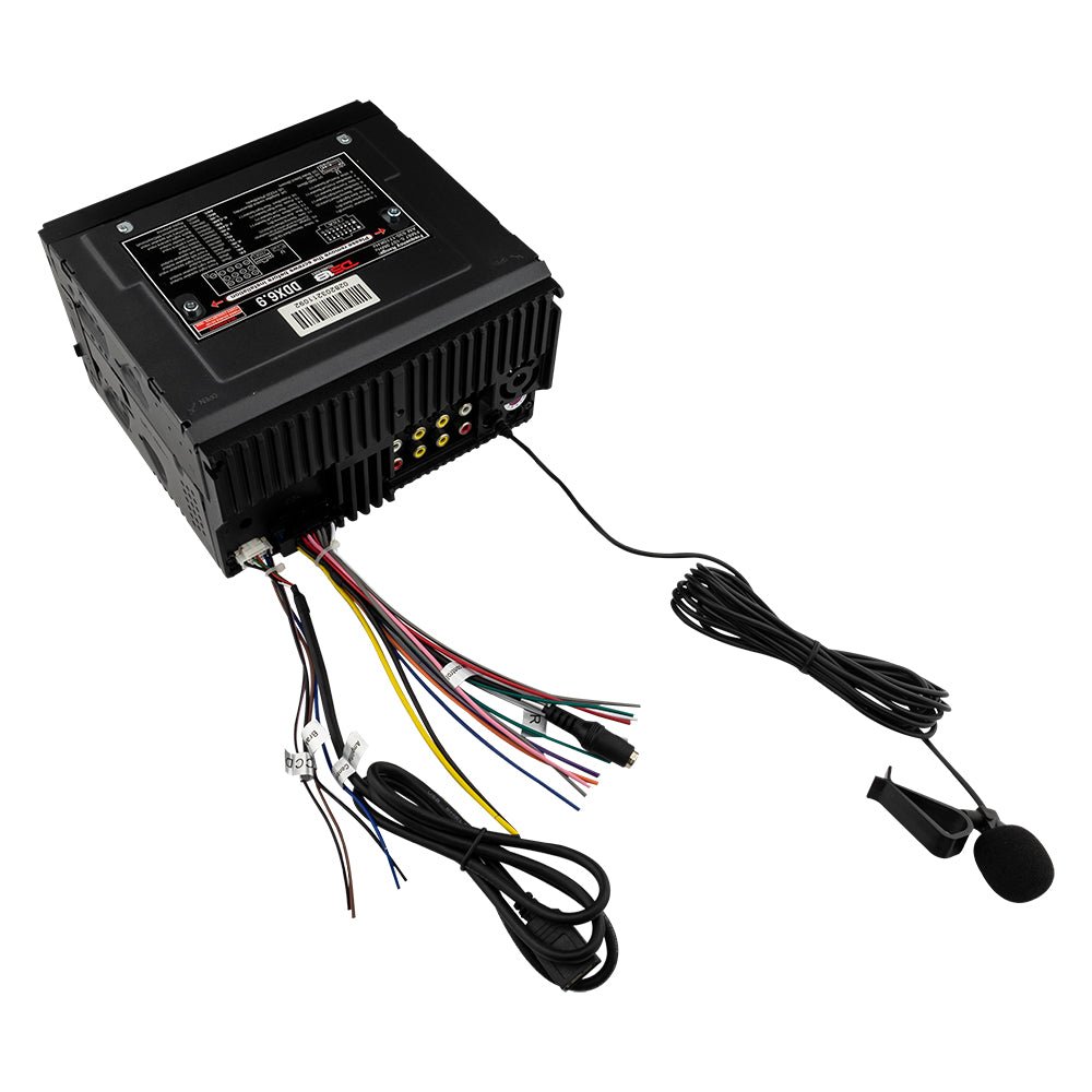 6.9" Touchscreen Double-DIN Headunit with DVD, Bluetooth, USB and Mirror Link