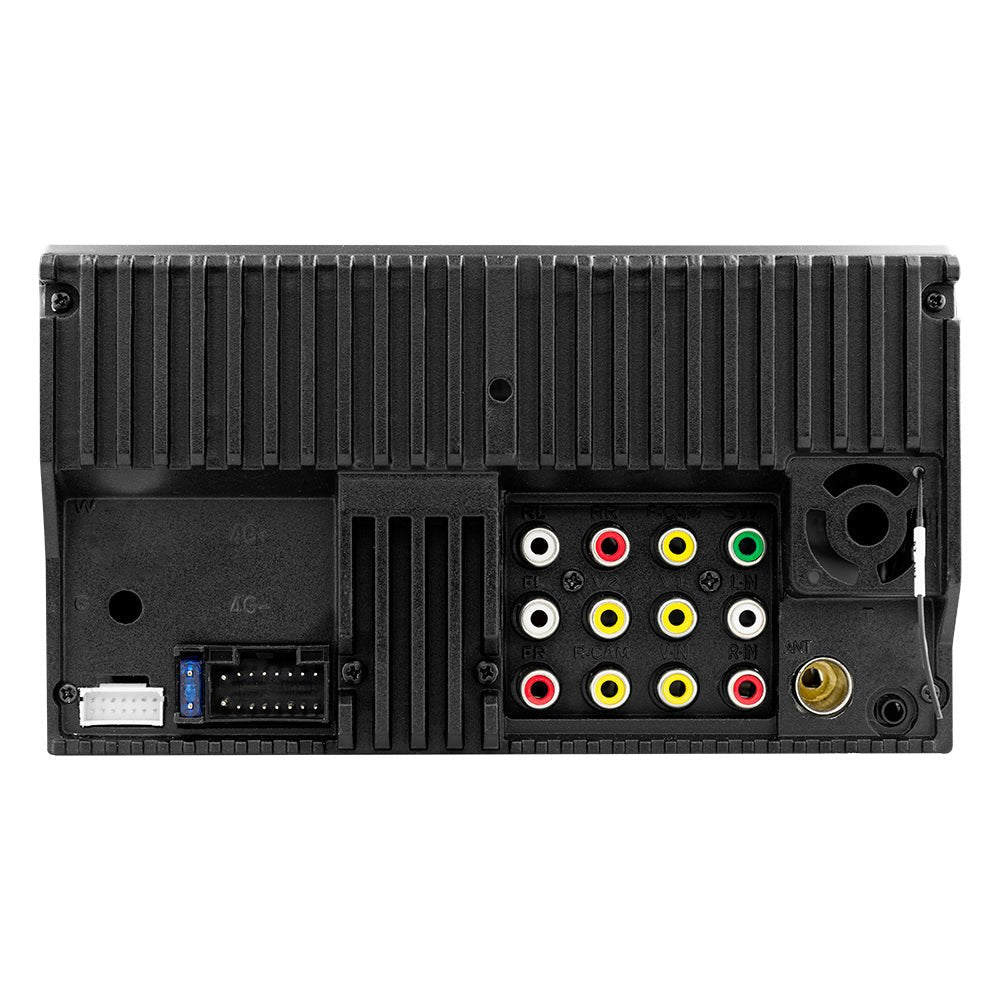 6.9" Touchscreen Mechless Double-DIN Headunit with Bluetooth, USB, Mirror Link & Car Play