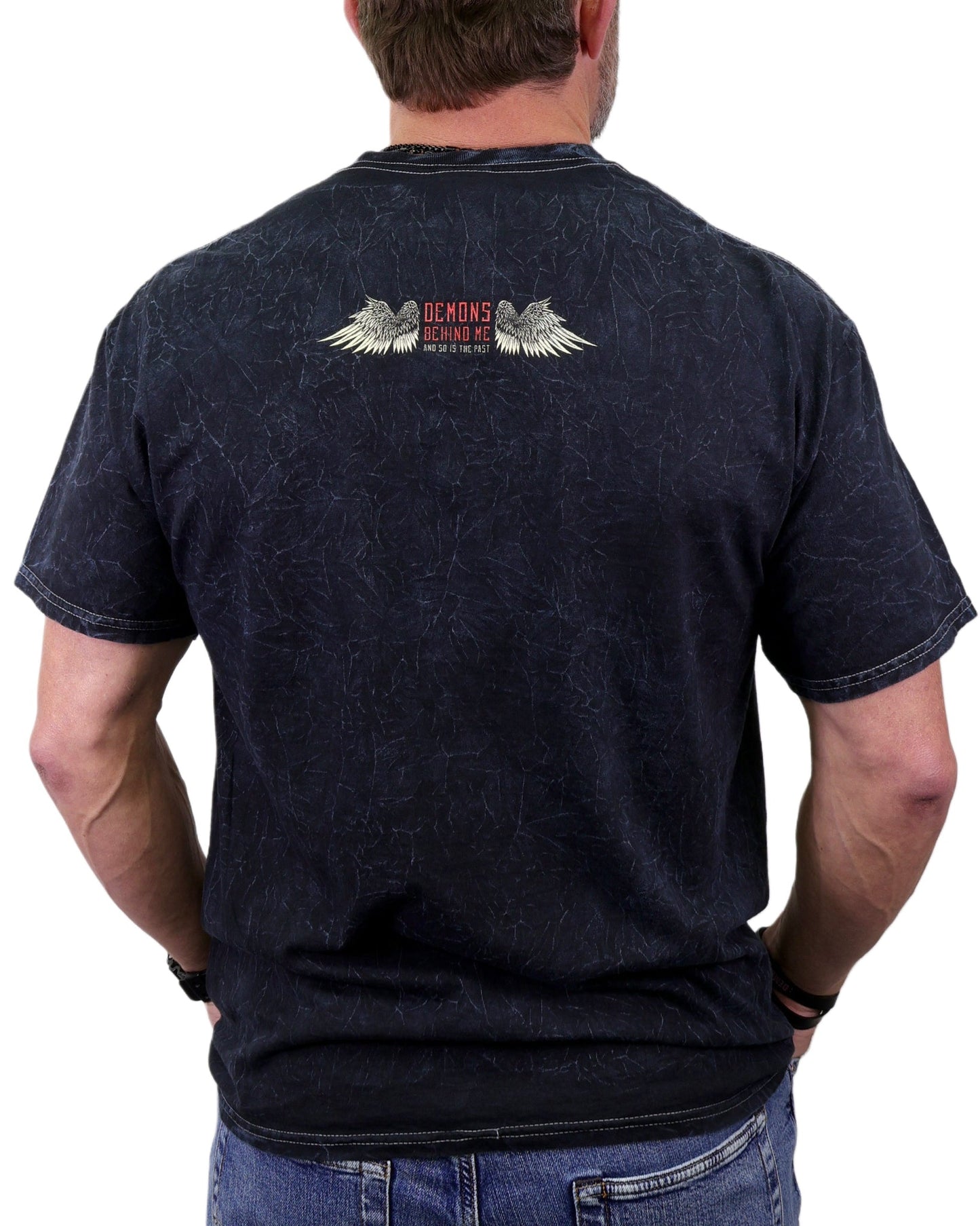 "Angels & Demons" Mineral Washed Premium Tee