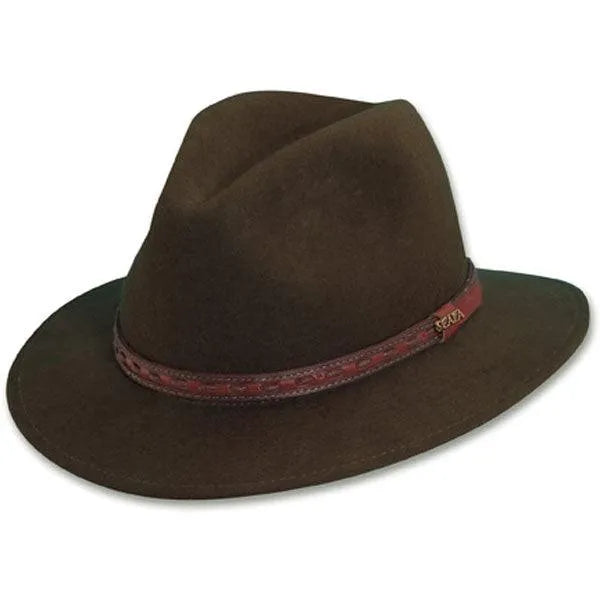 Scala Decatur - Soft Wool Felt Fedora Hat