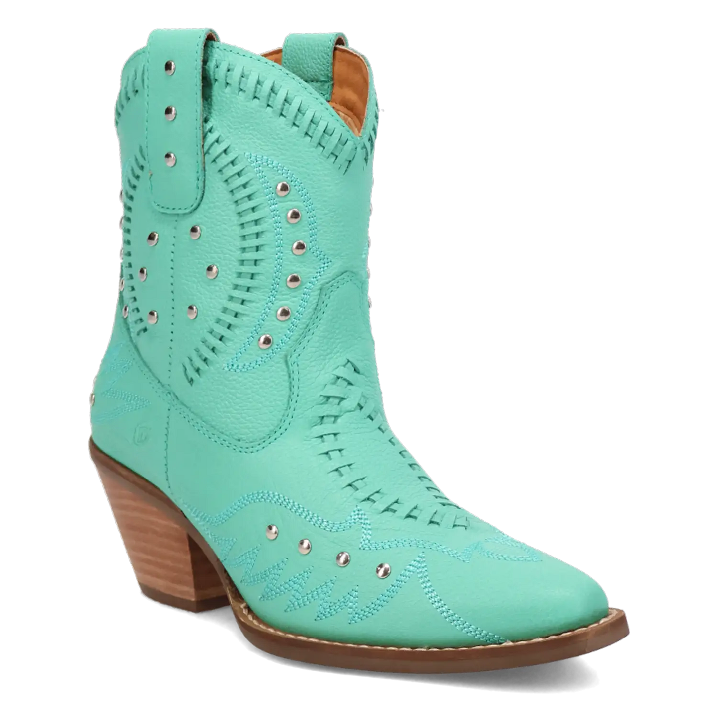 Dingo Precious - Women's Leather Ankle Cowgirl Boots
