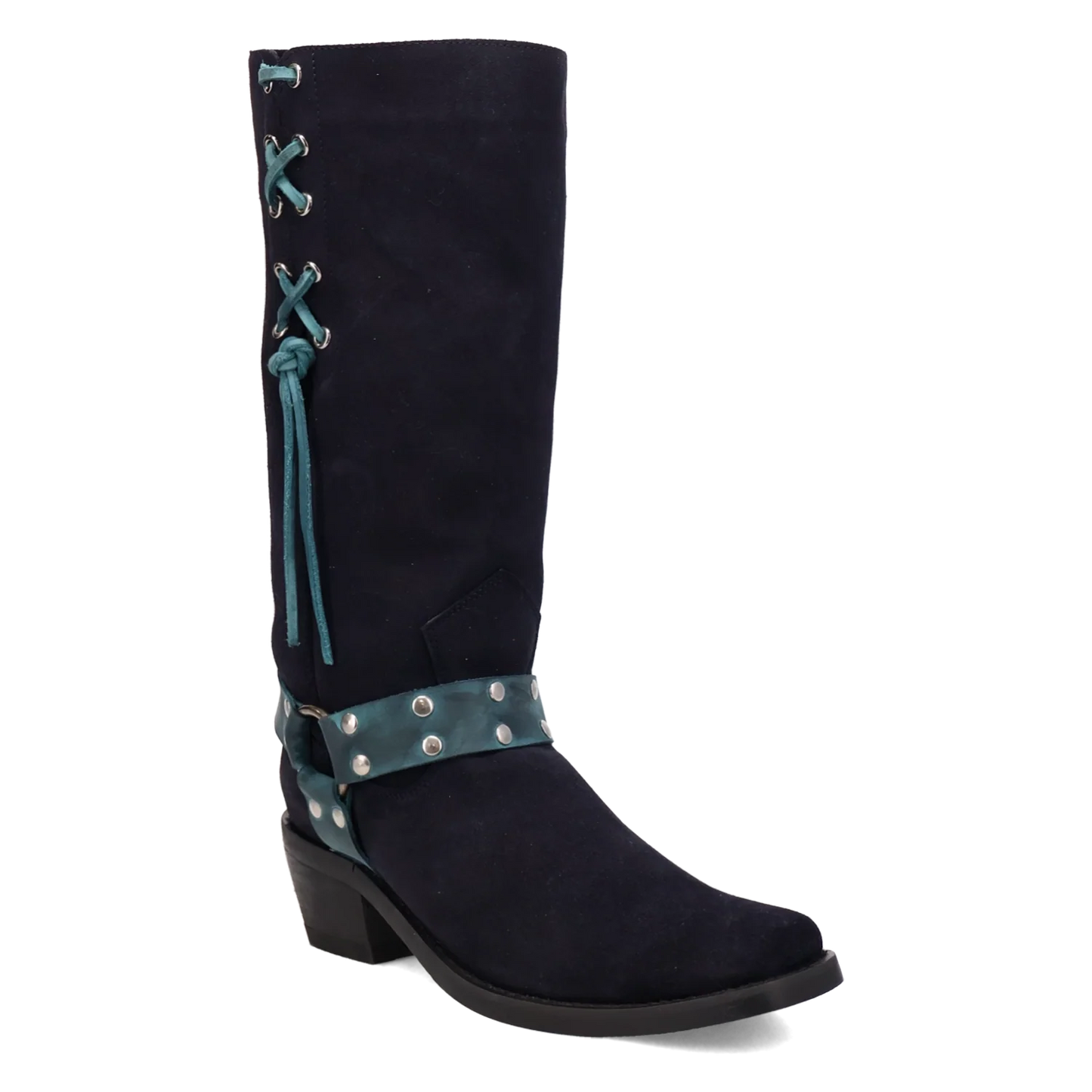 Dingo Bronco - Mens Suede Leather Cowboy Boots