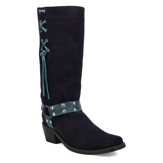 Dingo Bronco - Mens Suede Leather Cowboy Boots