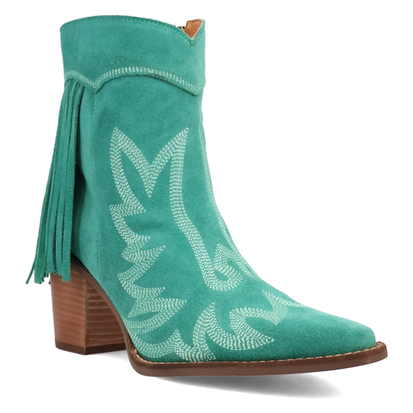 Dingo Wild Sage - Women's Suede Leather Booties