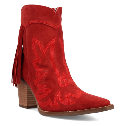 Dingo Wild Sage - Women's Suede Leather Booties