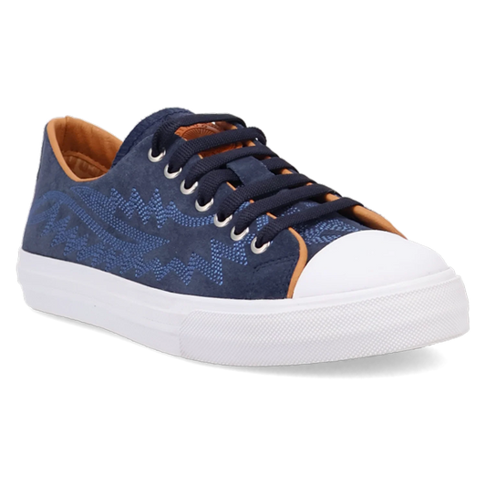 Dingo Campus - Women's Suede Leather Sneakers
