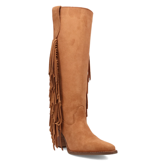 Dingo Twister - Women's Suede Leather Cowgirl Boots
