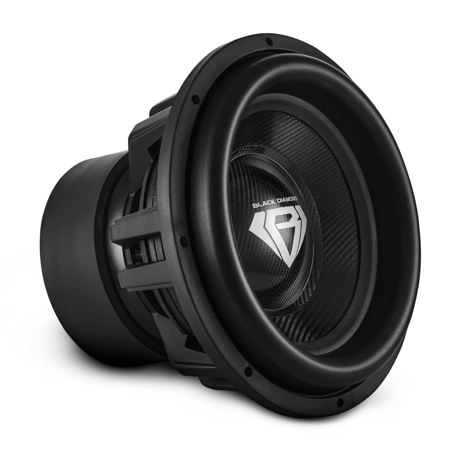 Black Diamond 15" High Excursion Subwoofer with Carbon Fiber Cone | 3500W RMS / 7000W Peak | Dual 1-Ohm Voice Coil