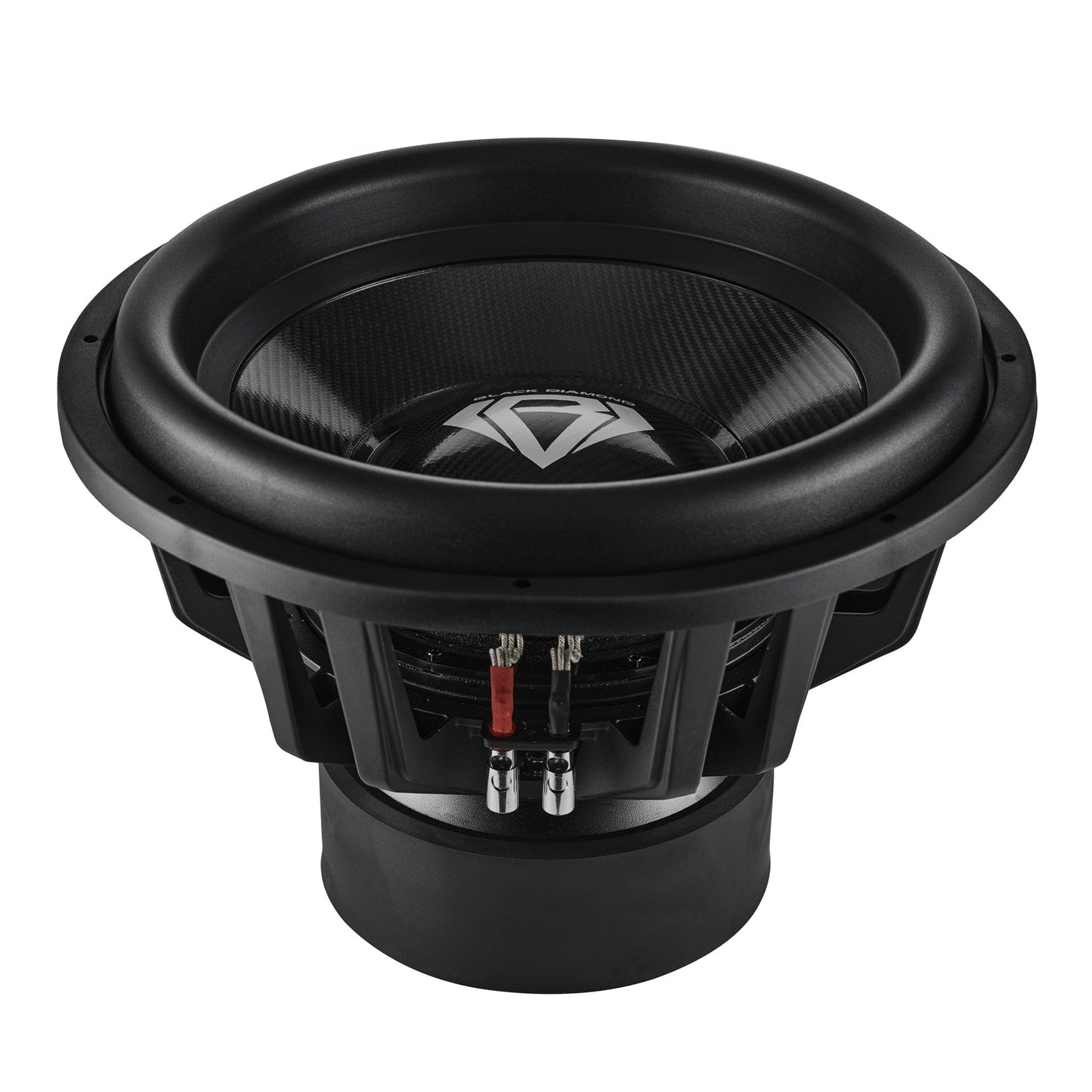 Black Diamond 18" High Excursion Subwoofer with Carbon Fiber Cone | 3500W RMS / 7000W Peak | Dual 2-Ohm Voice Coil