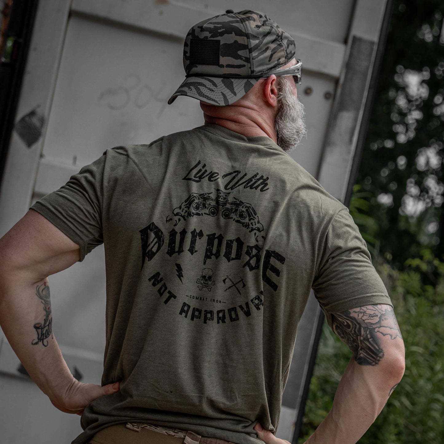 Live With Purpose. Not Approval Men's T-Shirt