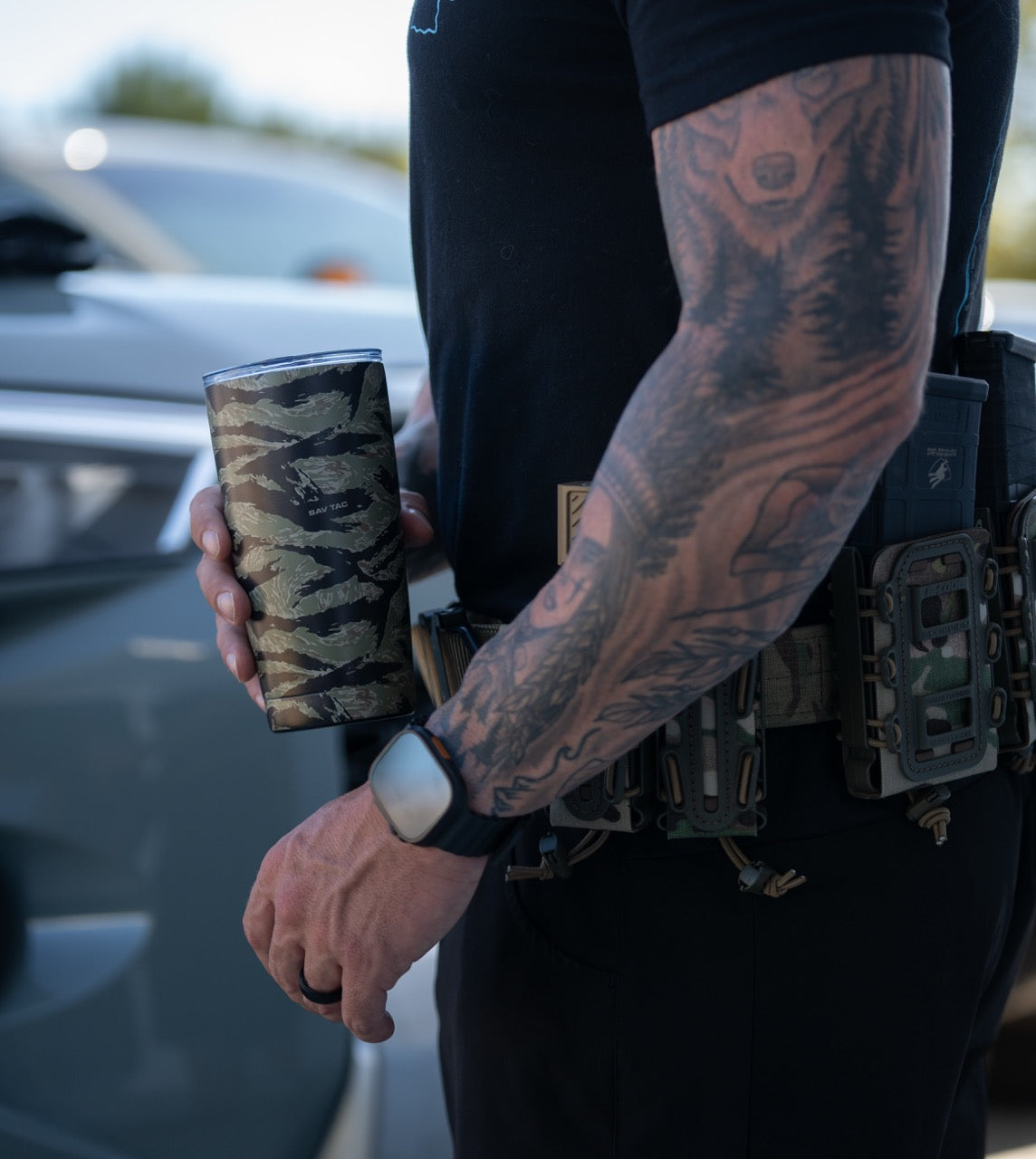 Tiger Stripe Camo 20 oz Tumbler