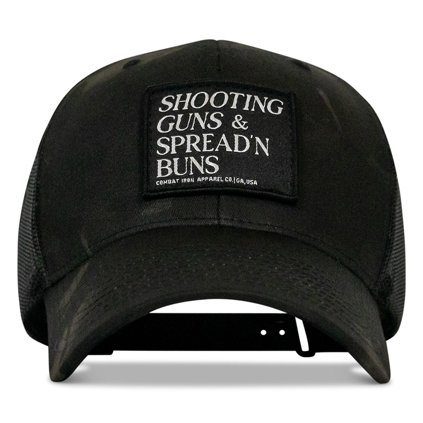 Shooting Guns & Spread'n Buns Patch Snapback Hat