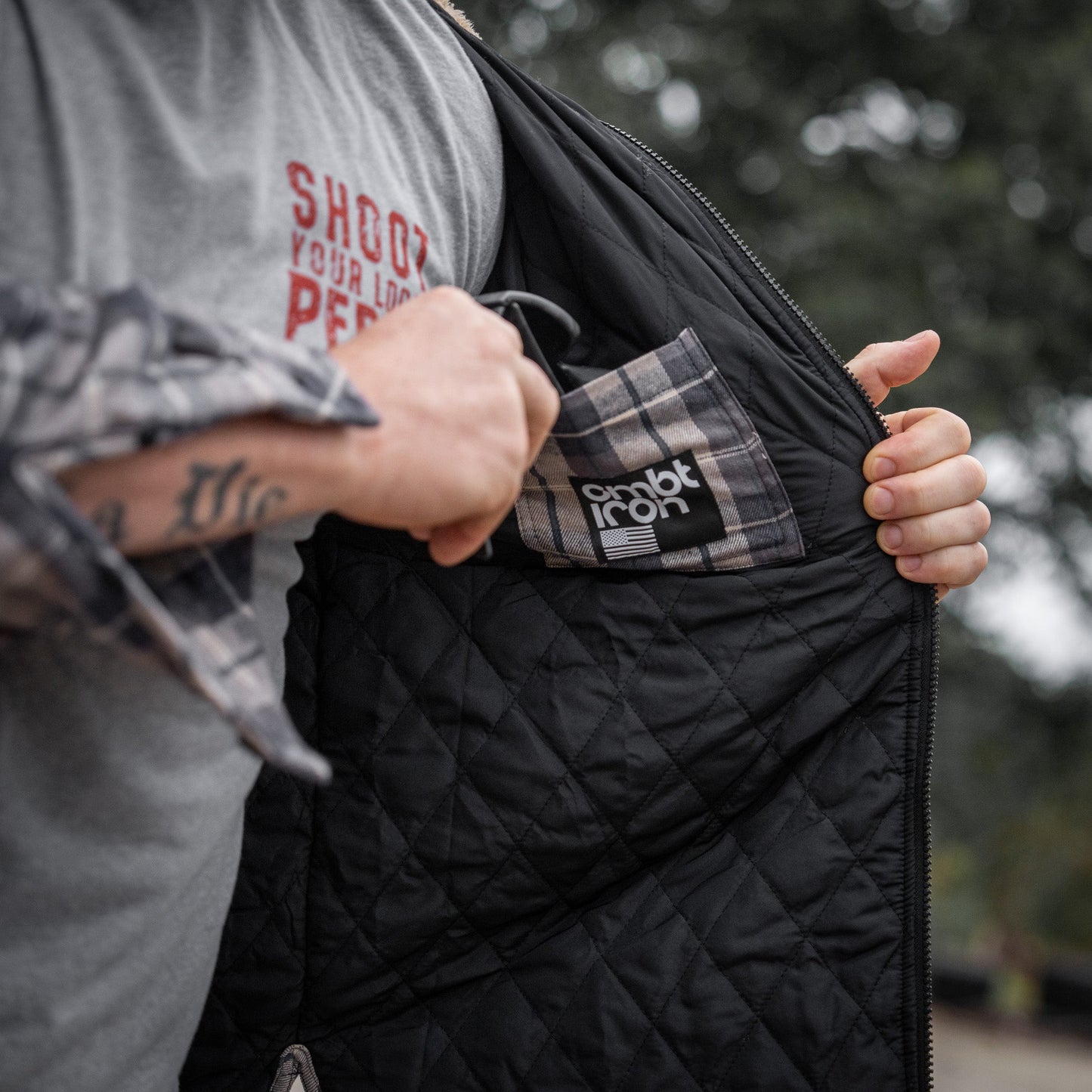 Frontier Zip Flannel Jacket