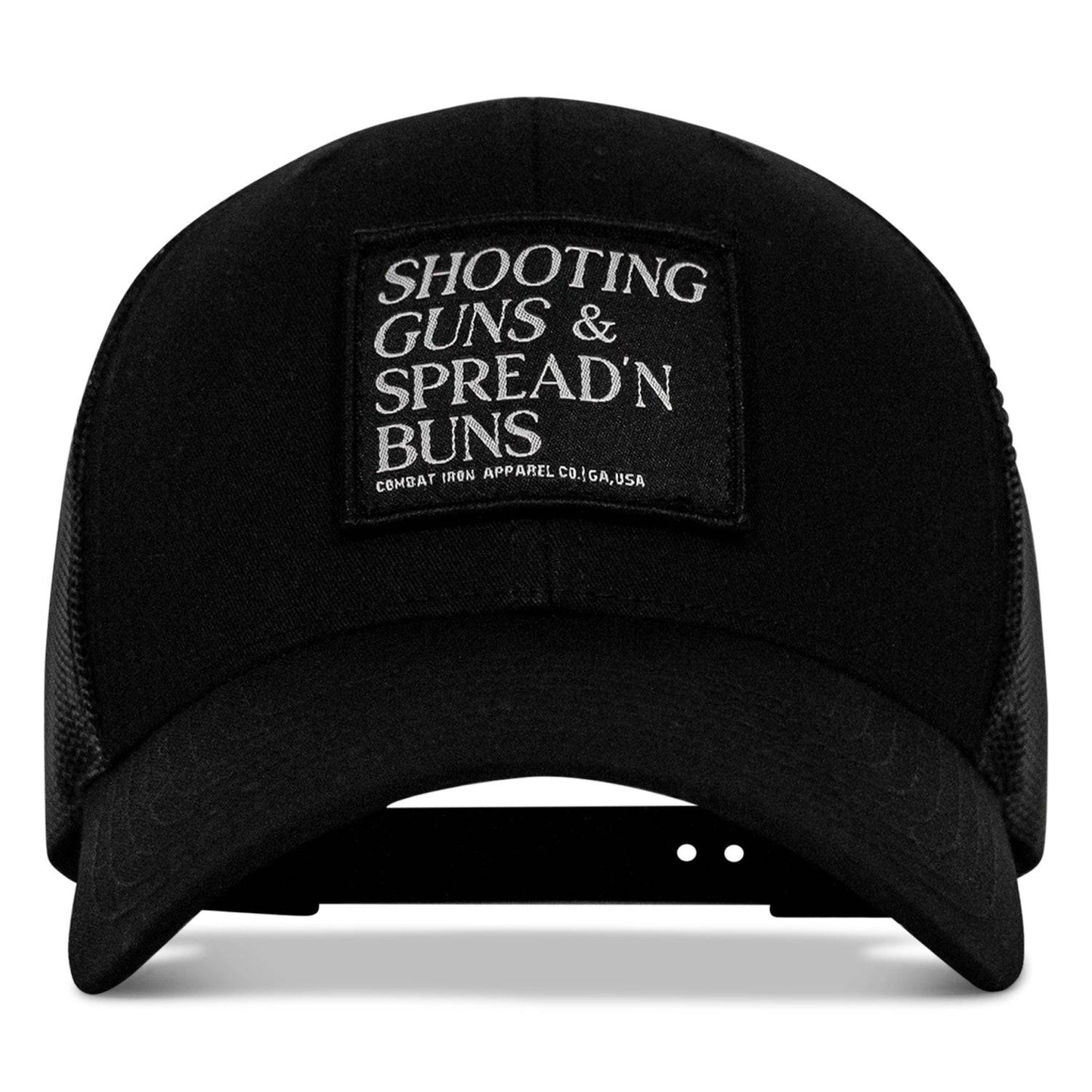 Shooting Guns & Spread'n Buns Patch Snapback Hat
