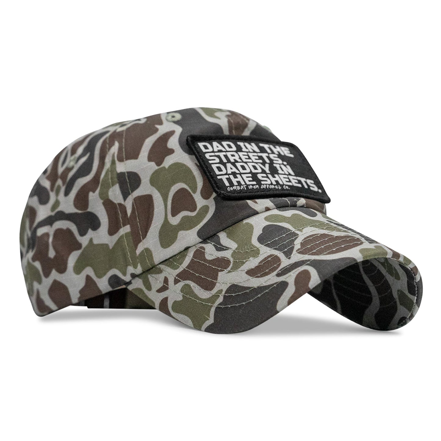 Dad in the Streets. Daddy in the Sheets. Patch RipStop Low Pro Hat