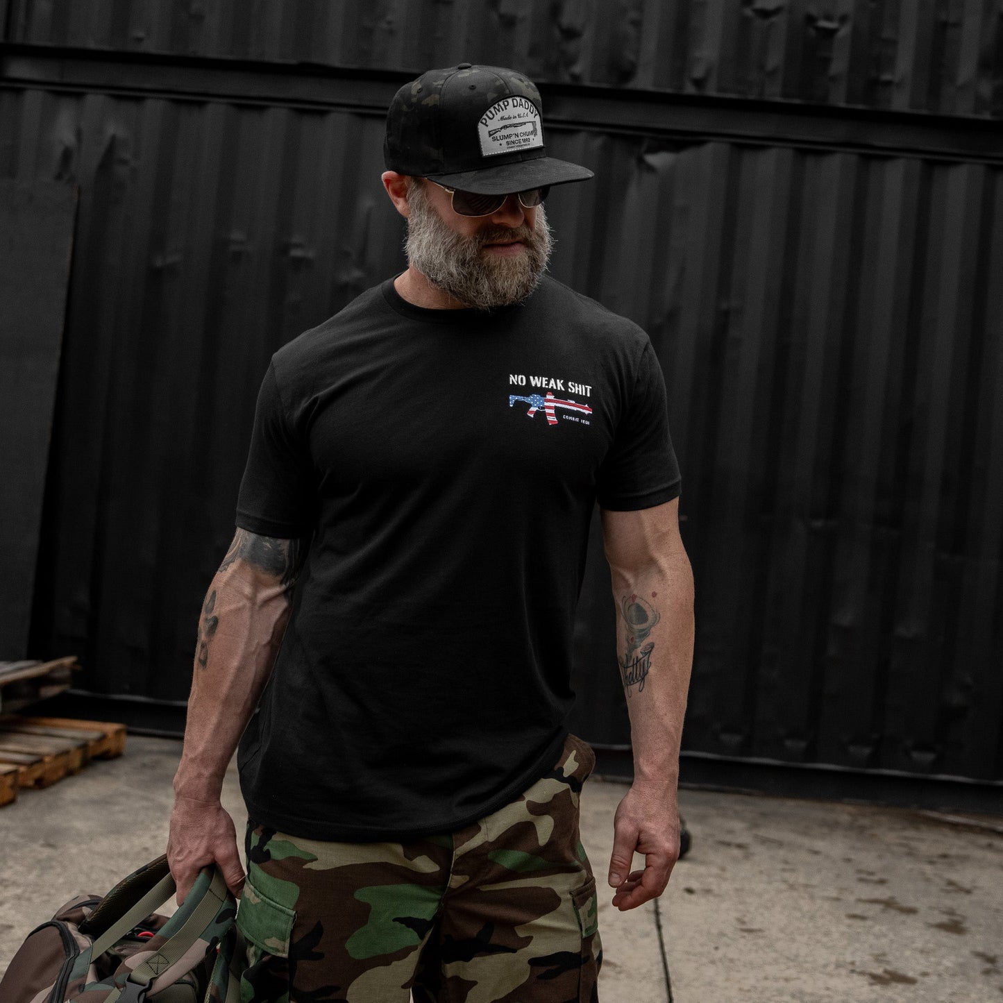 No Weak Shit Rifle Men's T-Shirt