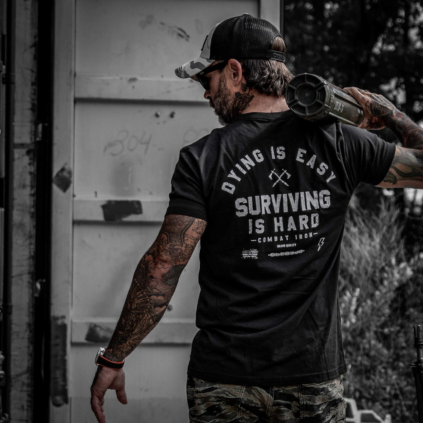 Dying is Easy. Surviving Is Hard Men's T-Shirt
