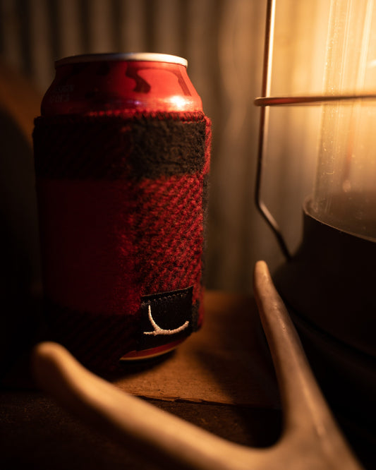 Buffalo Plaid OH Can Cooler