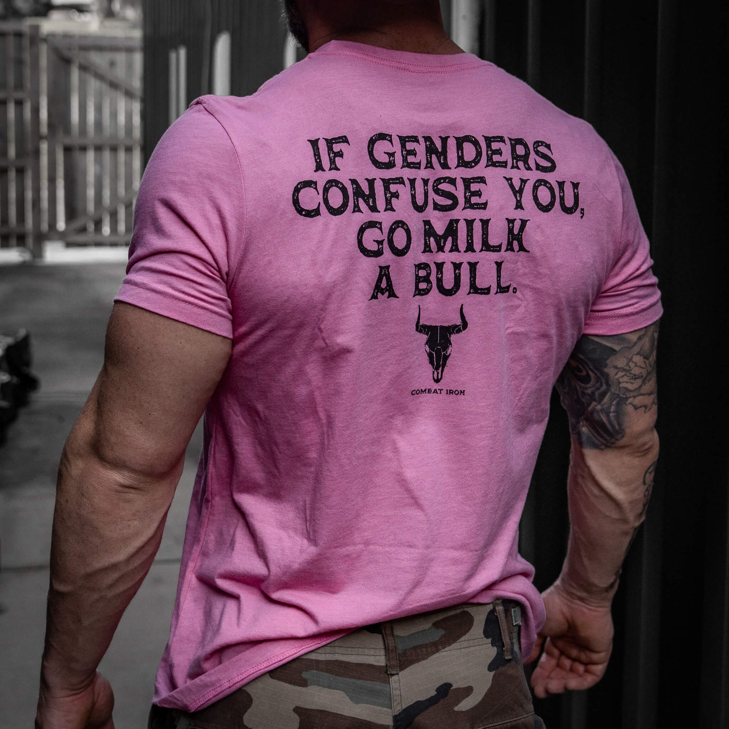 If Genders Confuse You, Go Milk a Bull Men's T-Shirt