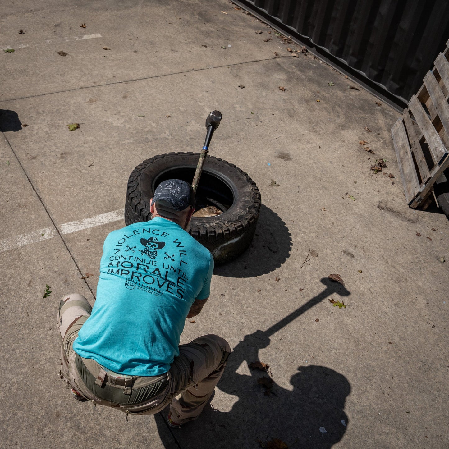 Violence Will Continue Until Morale Improves Men's T-Shirt