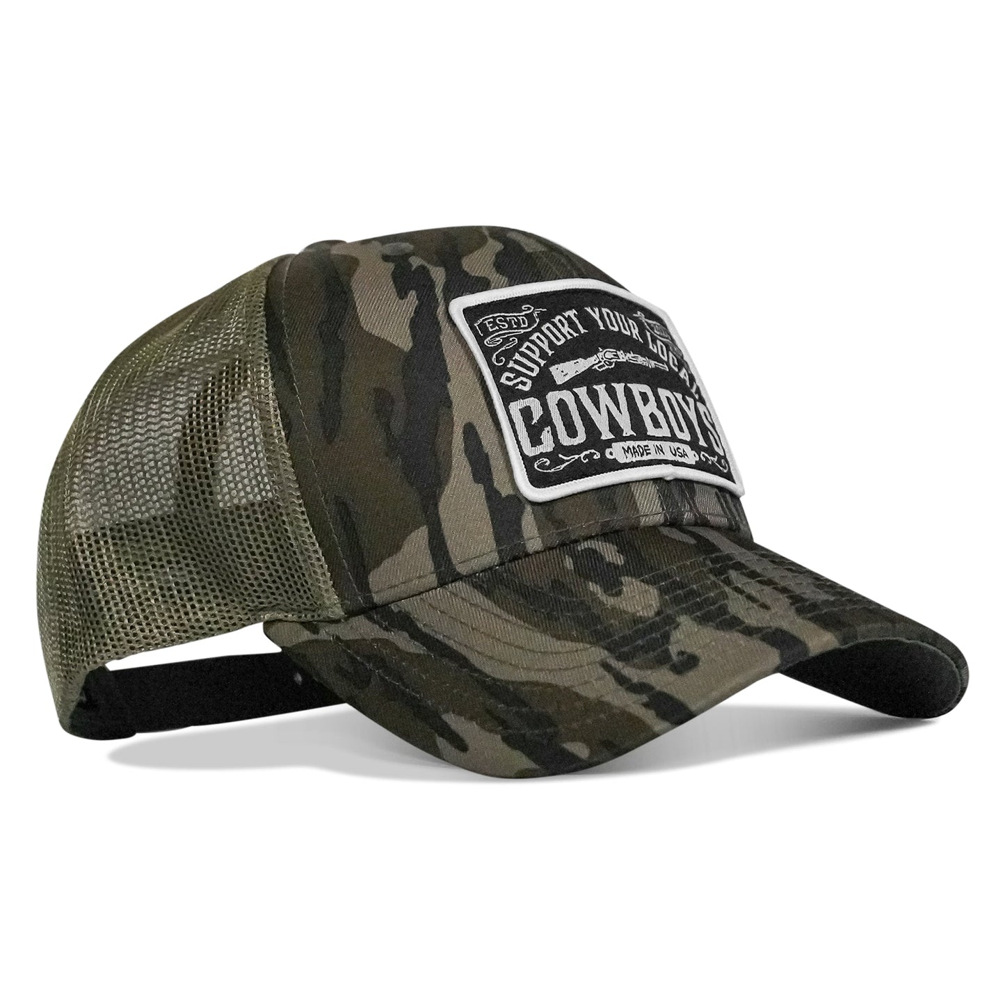 Support Your Local Cowboys Patch Snapback Hat