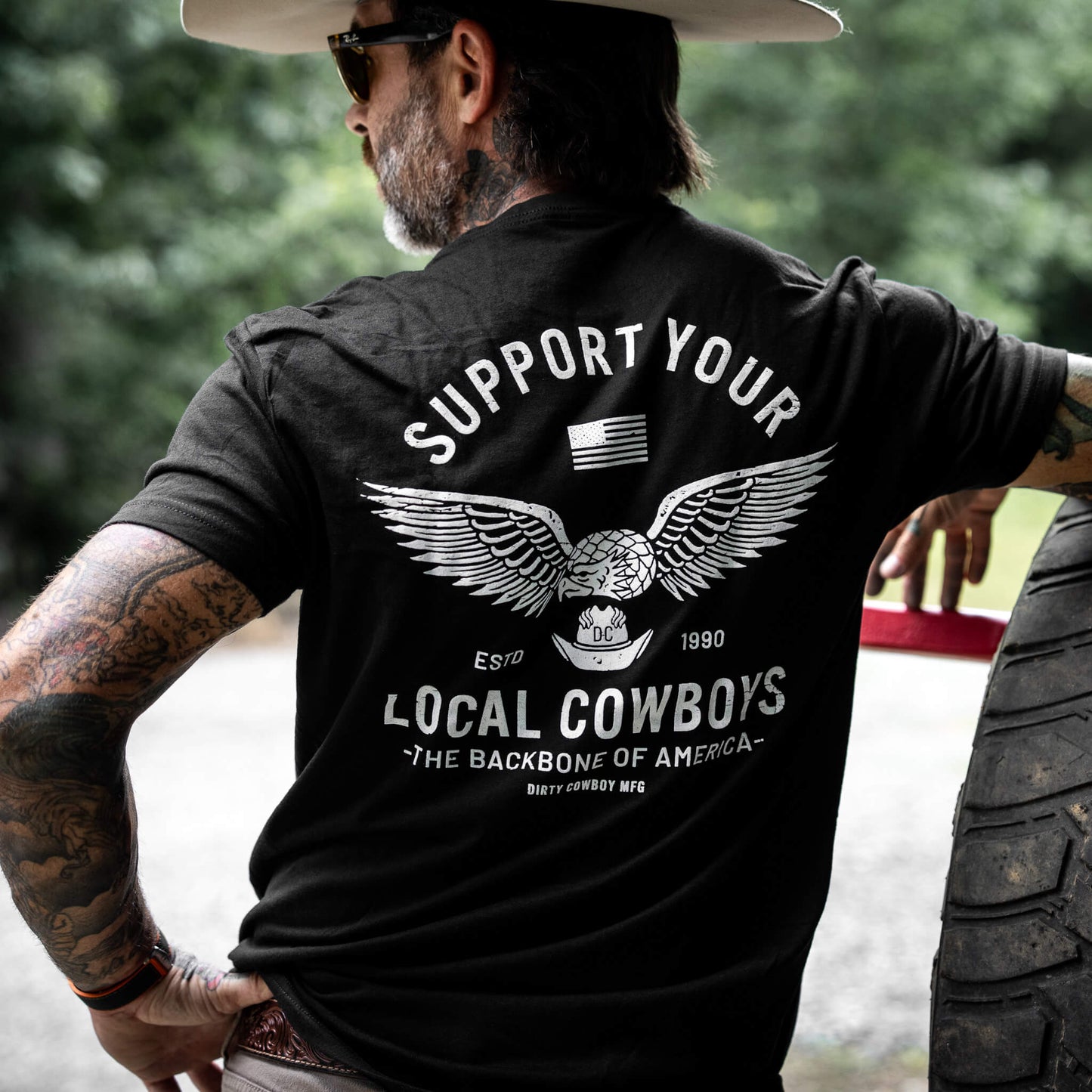 Support Your Local Cowboys Men's T-Shirt