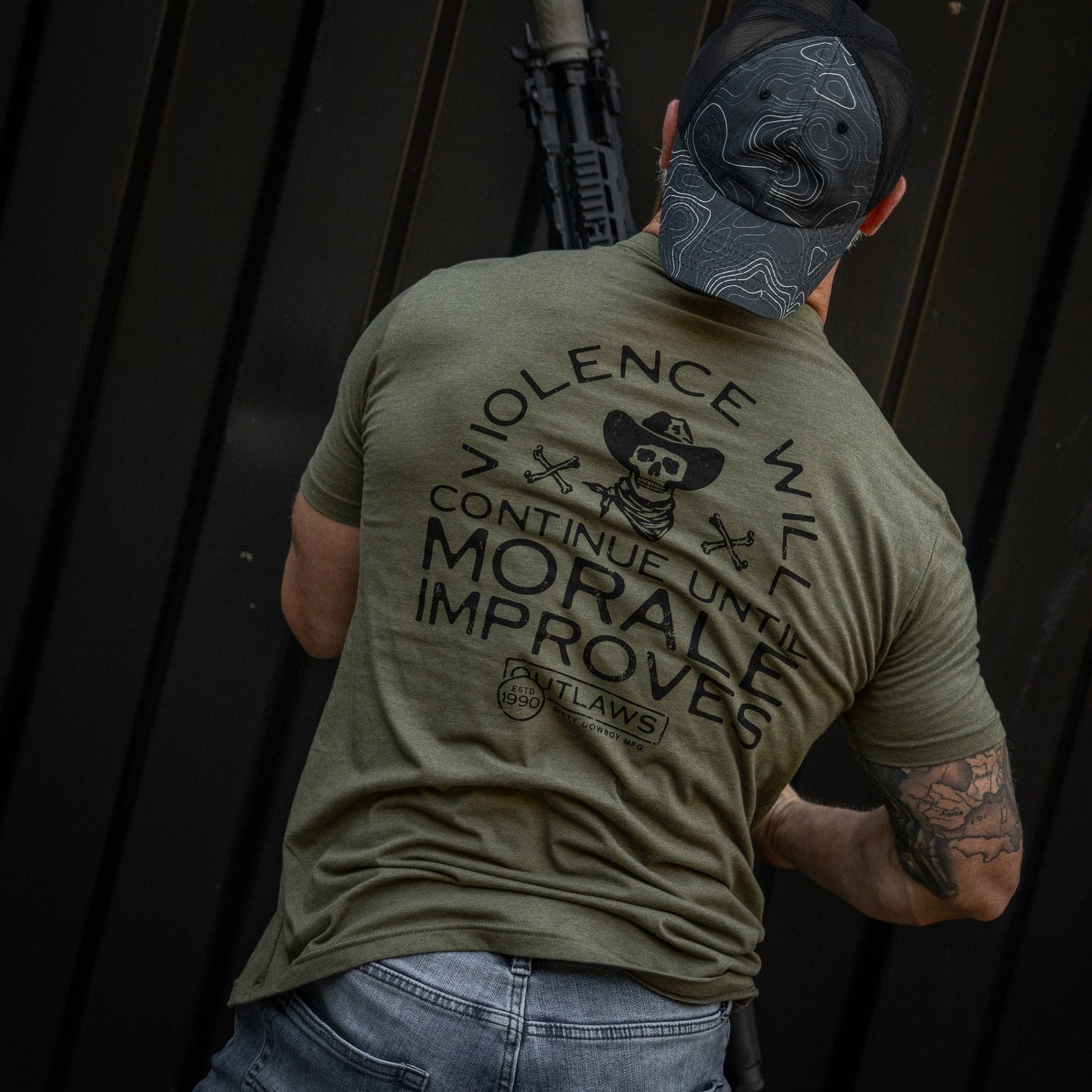 Violence Will Continue Until Morale Improves Men's T-Shirt