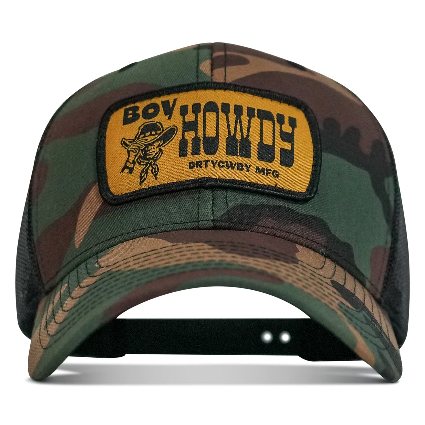 Boy Howdy Western Patch Snapback Hat