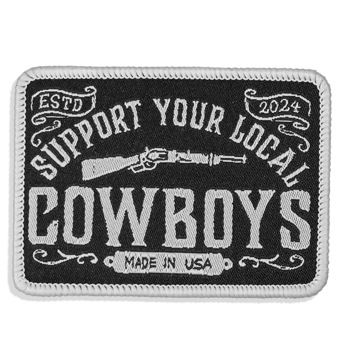Support Your Local Cowboys Soft Velcro Patch
