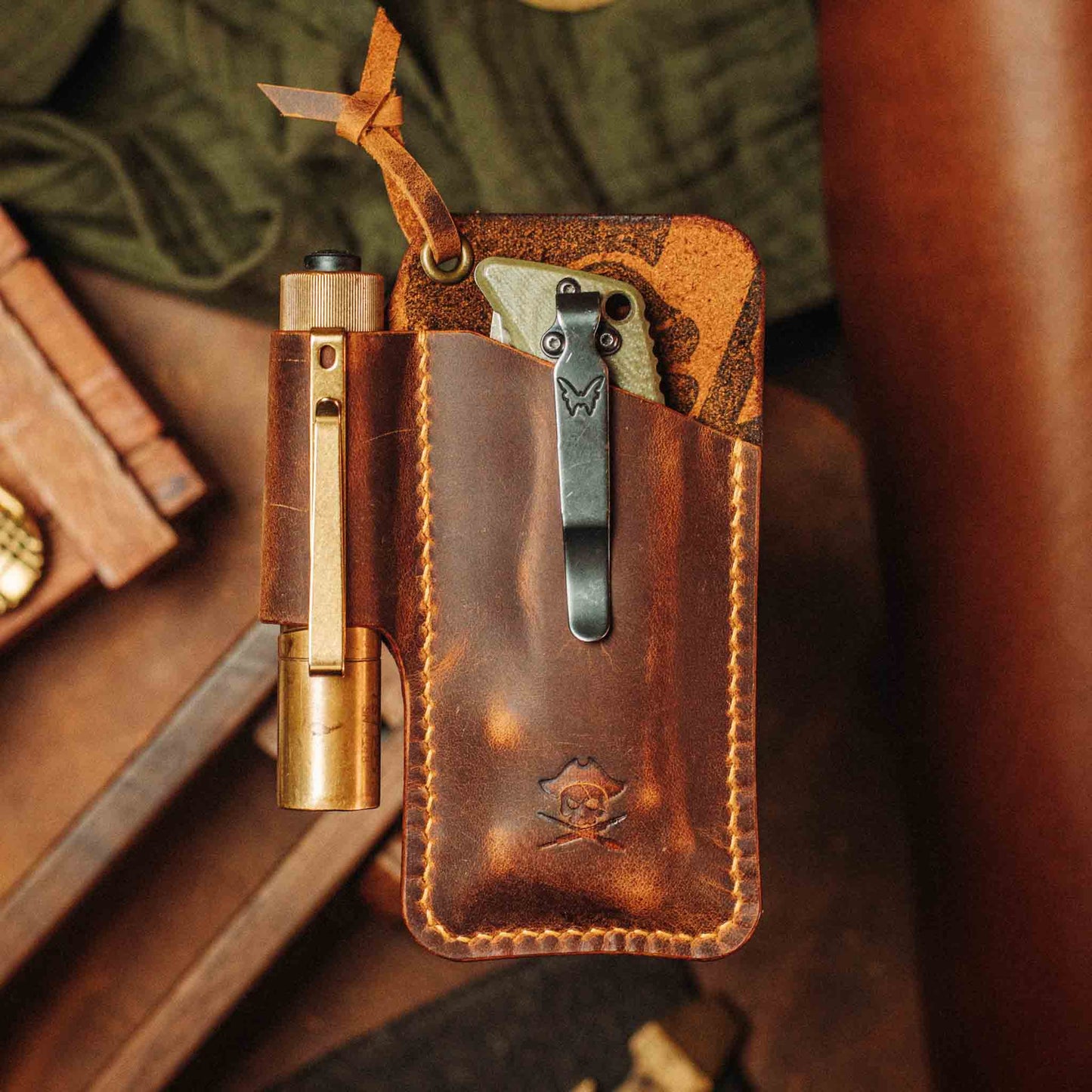 Knife Sheath - Sailor | Leather EDC | Pocket Knife Holder